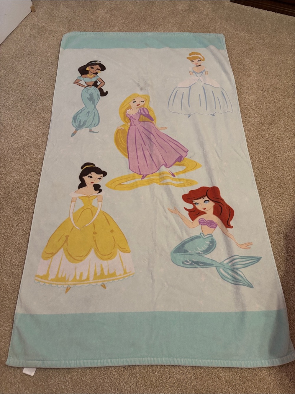 Pottery Barn Kids Disney Princess Beach Towel